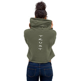 Crop Hoodie - Trust<br>To Really Understand Souls Touch