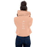 Crop Hoodie - Allow<br>All Love Leave Out Worries